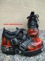 New Rock Boot Owen schwarz / rot