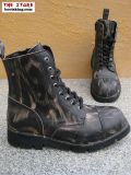 New Rock 8 Loch Stiefel Cassius vintage schwarz braun