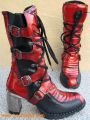 Andamane schwarz / rot glnzend