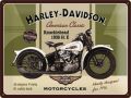 Harley Davidson Blechschild Knucklehead