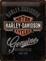 Harley Davidson Blechschild Genuine Logo