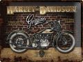 Harley Davidson Tin Sign Brick Wall