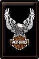Harley Davidson Blechschild Adler mit Bar & Shield