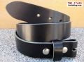 Buckle-Belt Buffalo Leather black