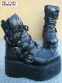 New Rock Boot Nahtanha schwarz