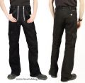 Carpenter Leatherpants Nubuck black